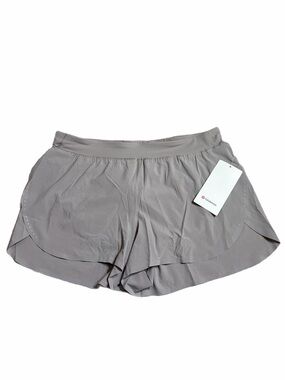 NWT Lululemon Fast & Free High-Rise Split Short 3" (Mauve Grey) Size XL